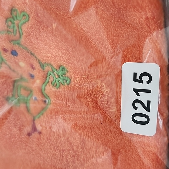 Blankets and Beyond  orange plush lovey security blanket Lizard Gecko embroidery - Picture 5 of 5